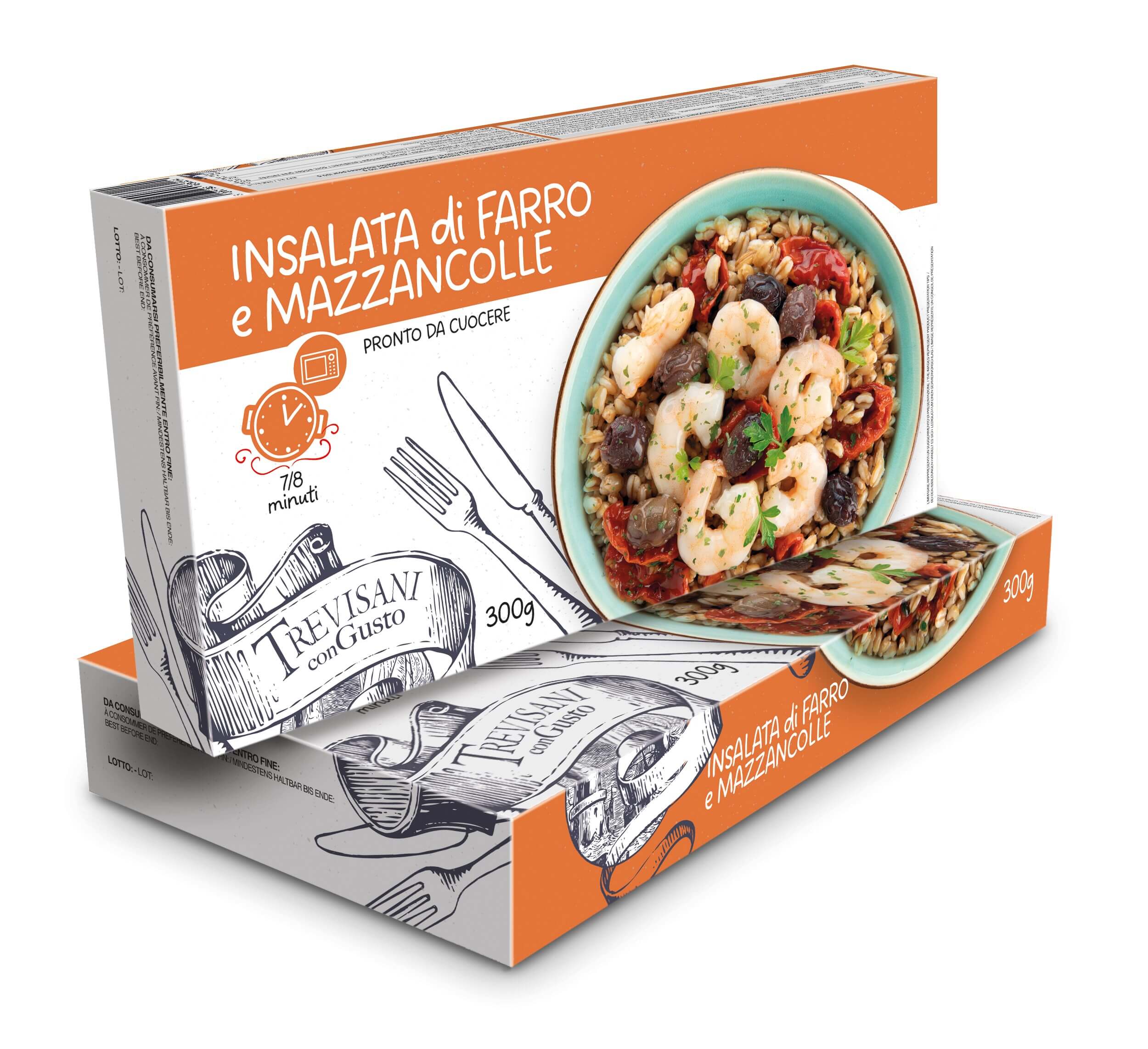 3D – Insalata di farro e mazzancolle gr.300 (1)